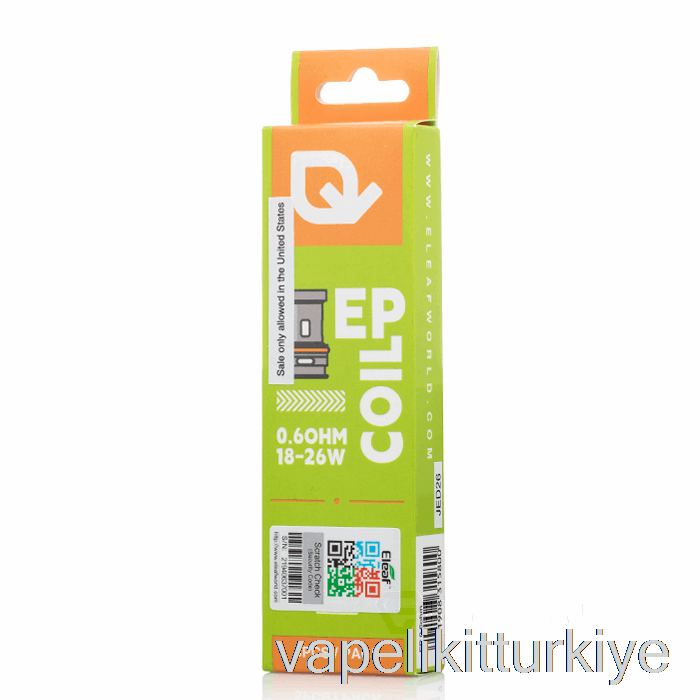 Elektronik Sigara Kalemi Vape Mate Eleaf Ep Yedek Bobinler 0.6ohm Ep Bobinleri
